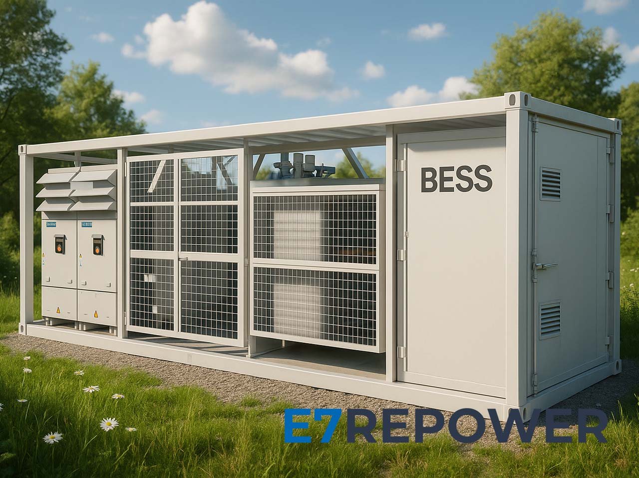 Centralizovana turnkey stanice 10 MW s integrovaným transformátorem