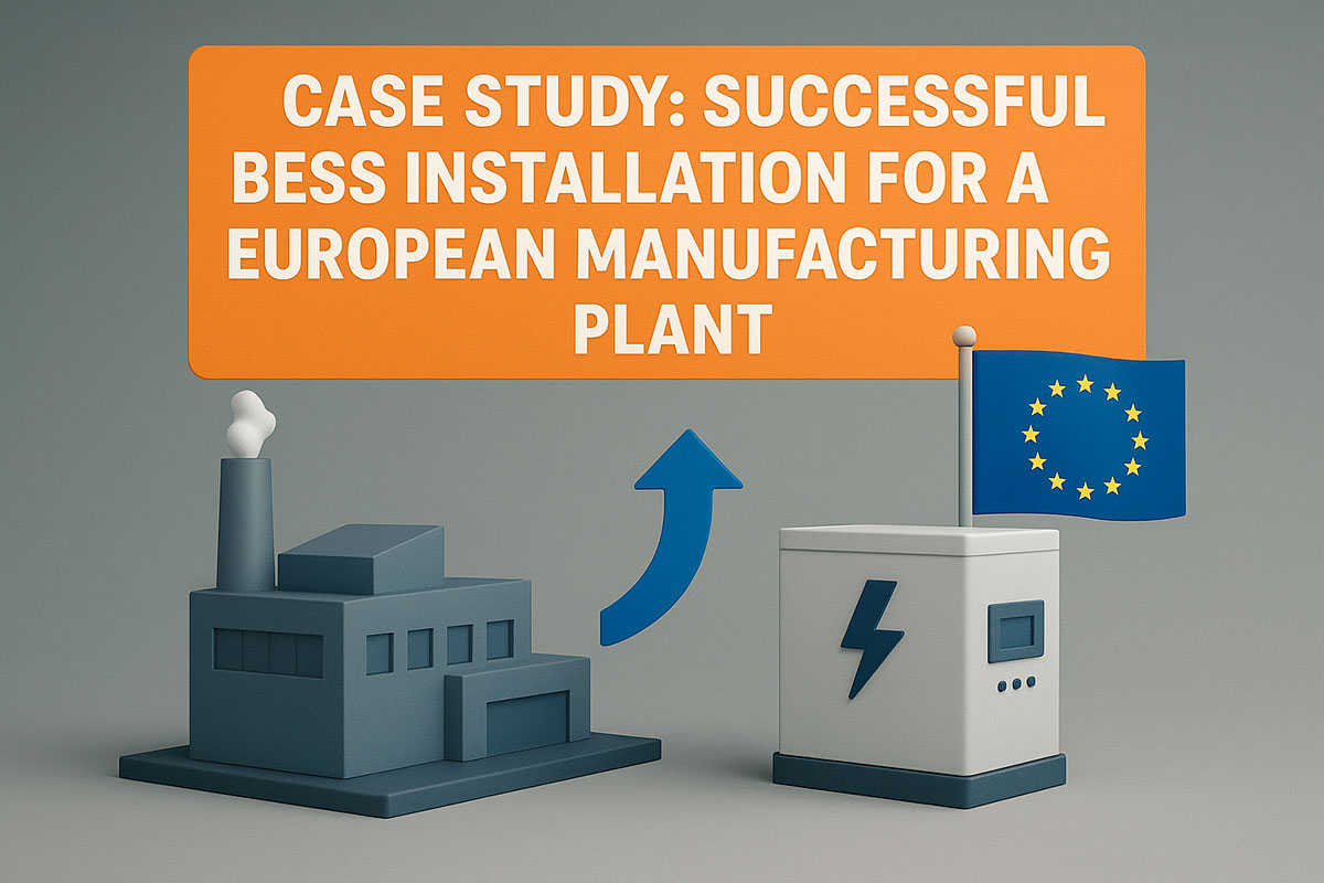 Case Study: Successful BESS Installation for a European Manufacturing Plant