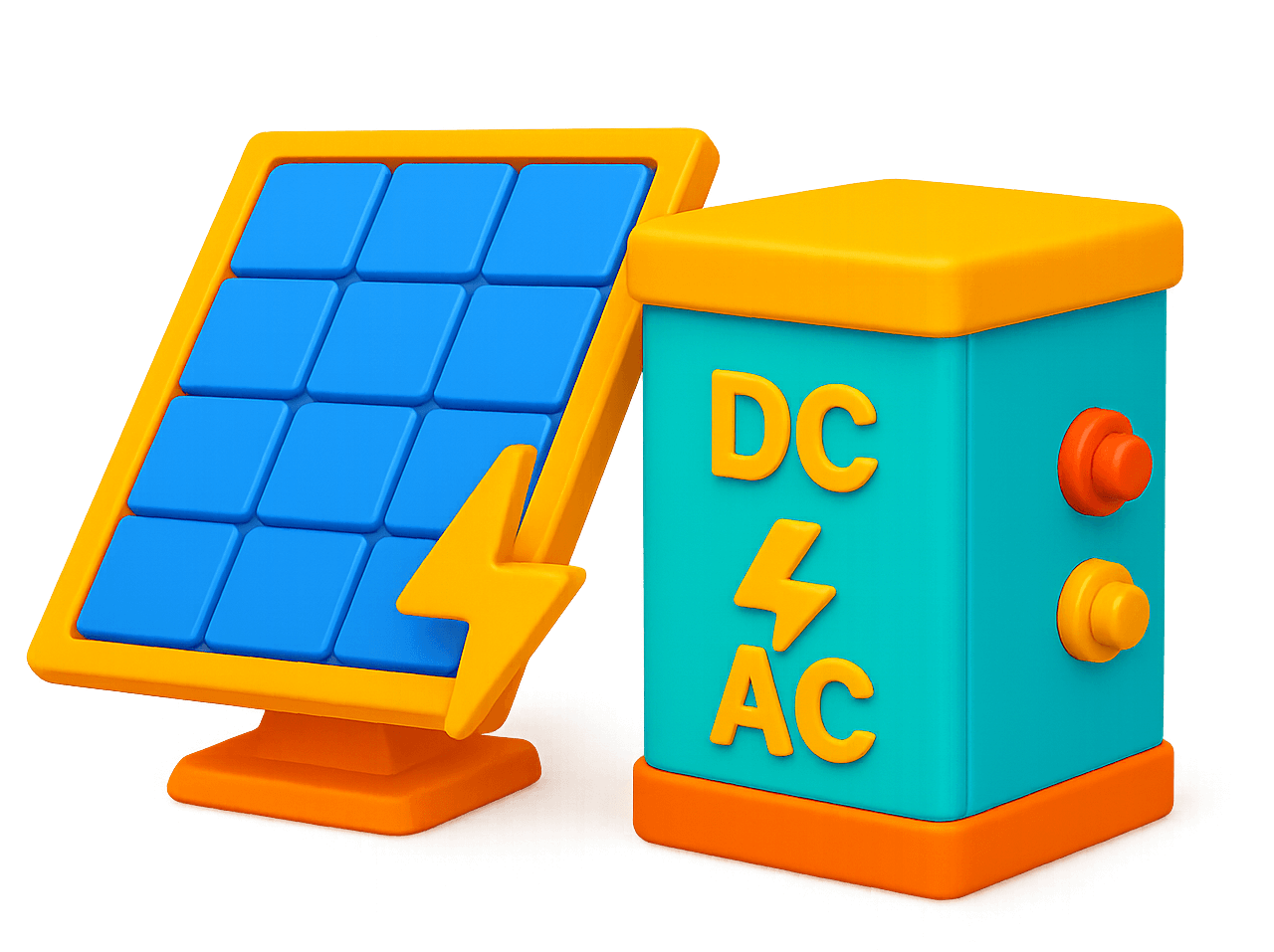 Hybrid solar inverter