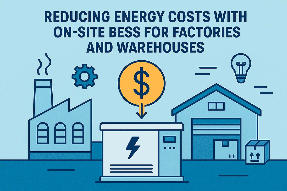 Reducing Energy Costs with On-Site BESS for Factories and Warehouses